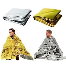 שמיכת מילוט -EMERGANCY BLANKET (היפוטרמית) 210*160